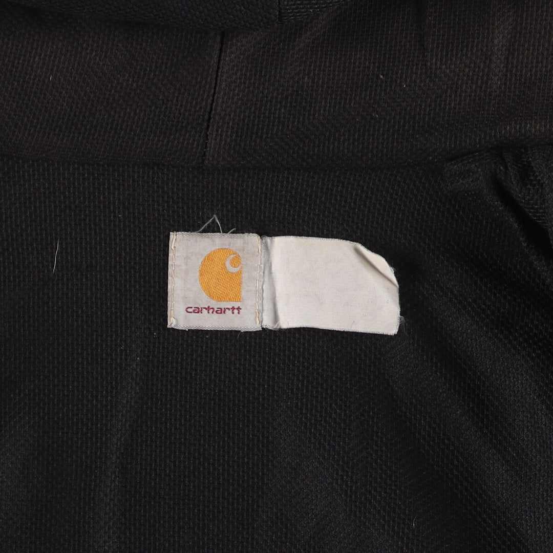 Carhartt Active Jacket Duck Full Zip Hoodie Men's XL unclear navy blue type Vintage Second Hand