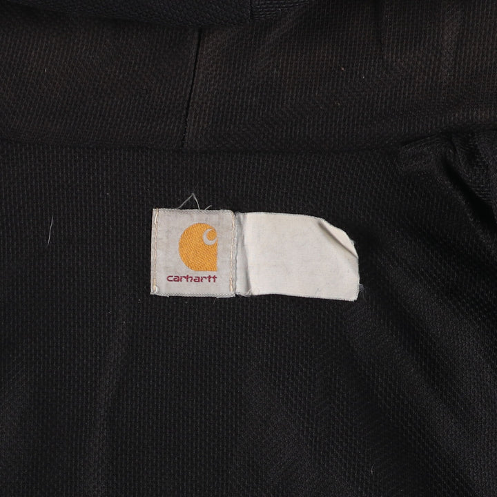 Carhartt Active Jacket Duck Full Zip Hoodie Men's XL unclear navy blue type Vintage Second Hand