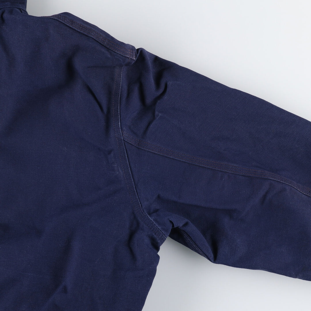Carhartt Active Jacket Duck Full Zip Hoodie Men's XL unclear navy blue type Vintage Second Hand