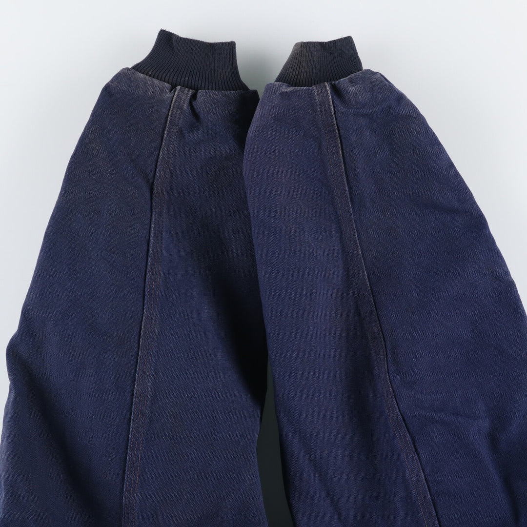 Carhartt Active Jacket Duck Full Zip Hoodie Men's XL unclear navy blue type Vintage Second Hand
