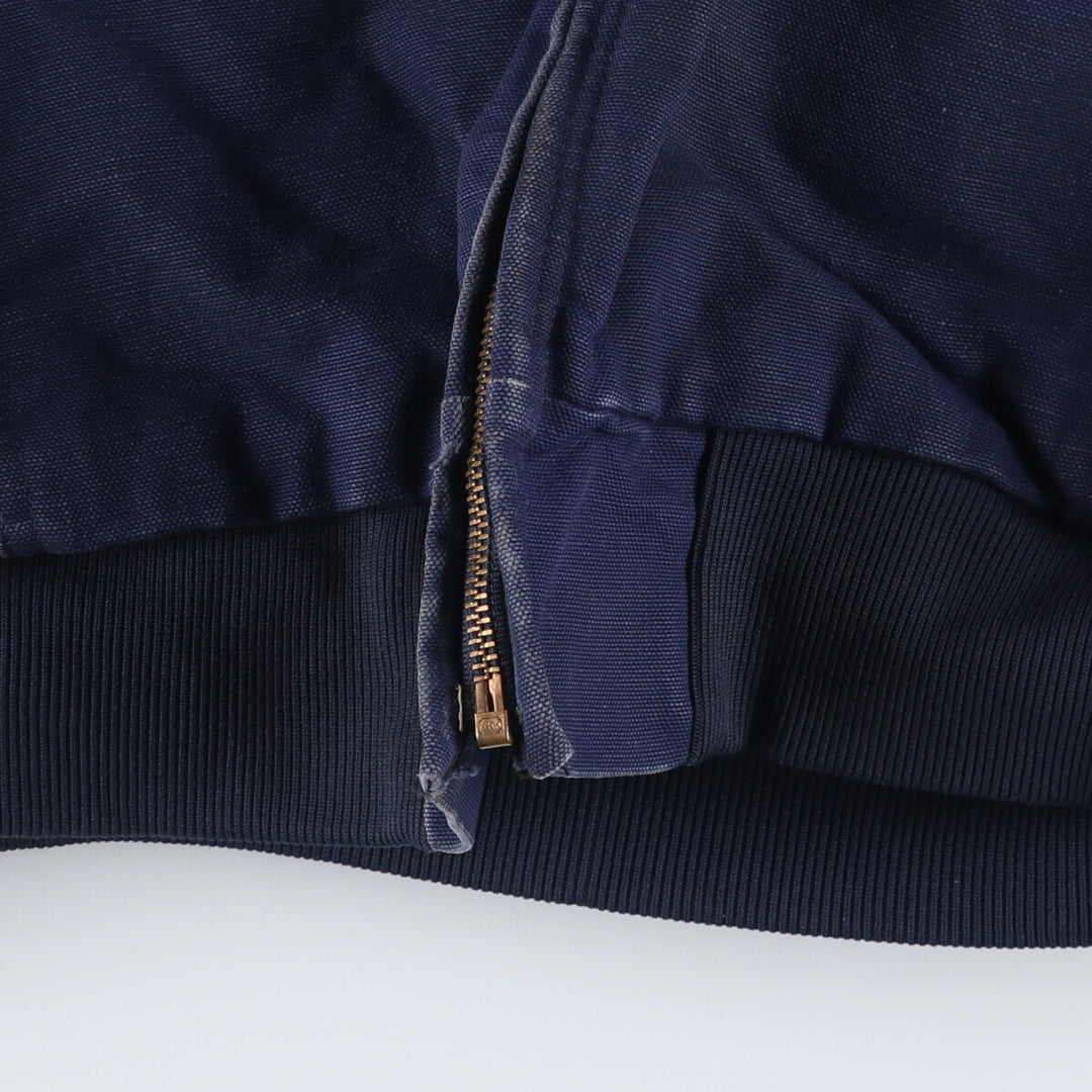 Carhartt Active Jacket Duck Full Zip Hoodie Men's XL unclear navy blue type Vintage Second Hand