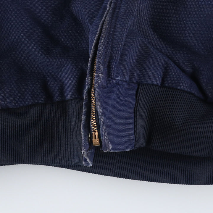 Carhartt Active Jacket Duck Full Zip Hoodie Men's XL unclear navy blue type Vintage Second Hand