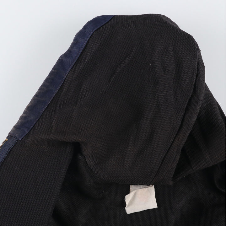 Carhartt Active Jacket Duck Full Zip Hoodie Men's XL unclear navy blue type Vintage Second Hand
