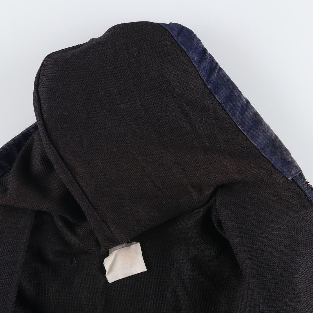 Carhartt Active Jacket Duck Full Zip Hoodie Men's XL unclear navy blue type Vintage Second Hand