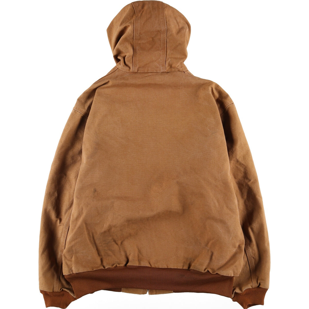 Carhartt Active Jacket Duck Full Zip Parka Made in USA Men's XL unclear beige type brown Vintage Second Hand