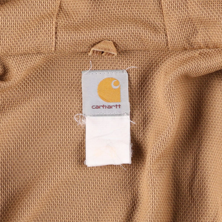 Carhartt Active Jacket Duck Full Zip Parka Made in USA Men's XL unclear beige type brown Vintage Second Hand