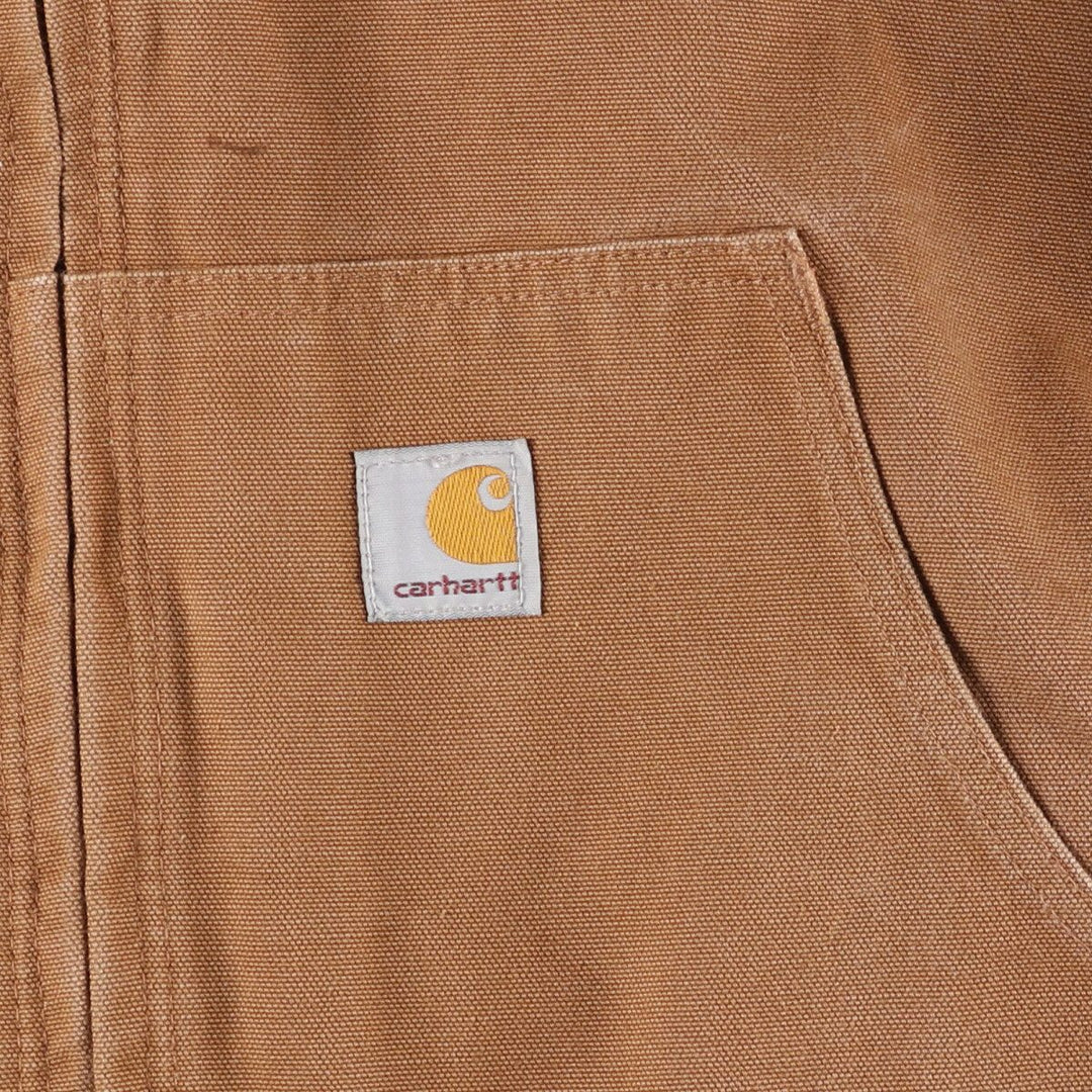 Carhartt Active Jacket Duck Full Zip Parka Made in USA Men's XL unclear beige type brown Vintage Second Hand