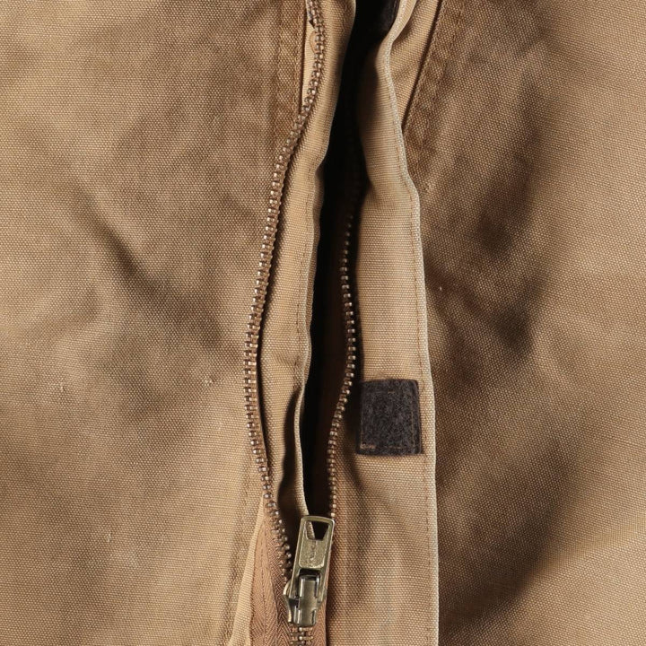 1980'S Carhartt 100th Anniversary Traditional Padded Duck Work Jacket, Made in USA, Men's Size XL cotton ocher yellow type Vintage Second Hand