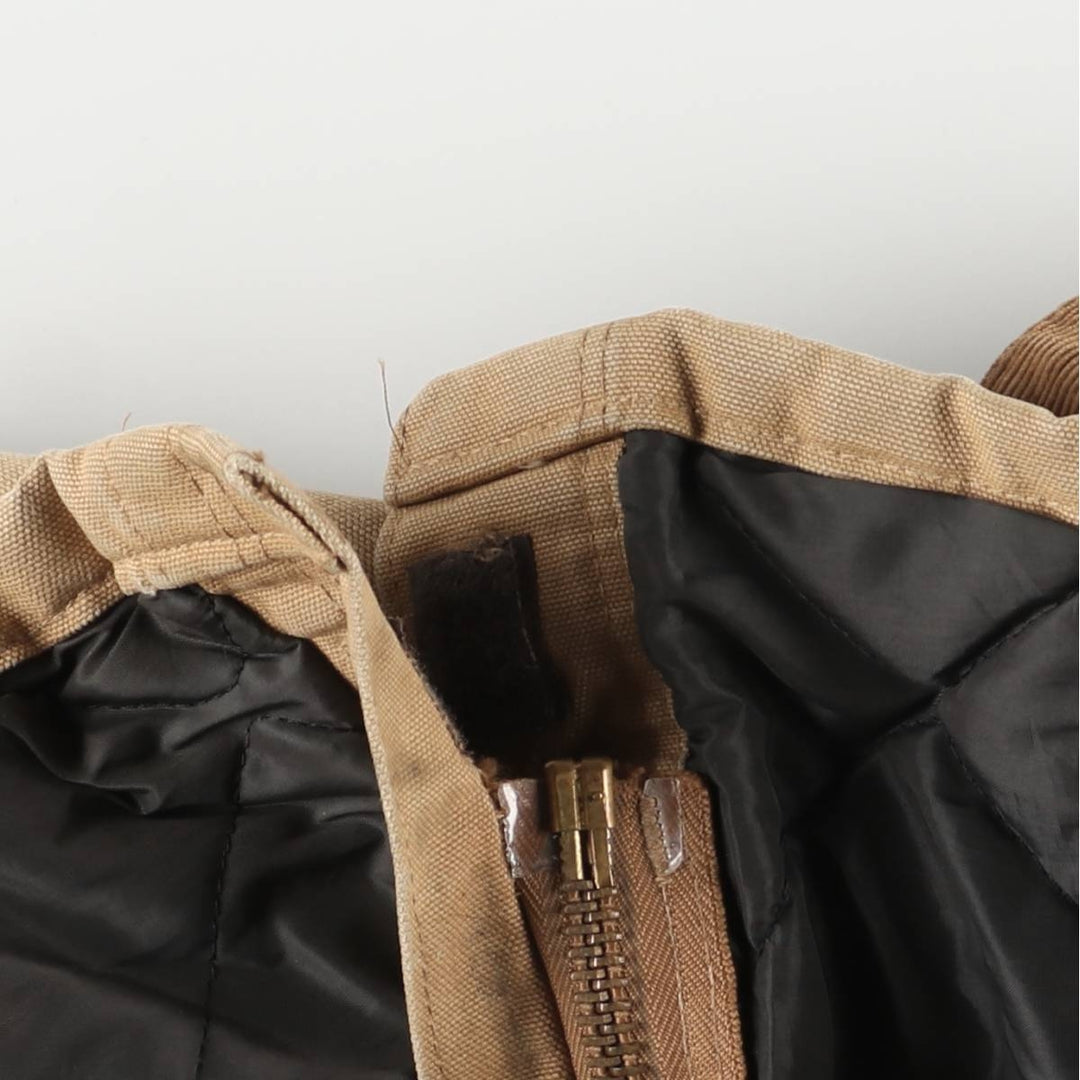 1980'S Carhartt 100th Anniversary Traditional Padded Duck Work Jacket, Made in USA, Men's Size XL cotton ocher yellow type Vintage Second Hand