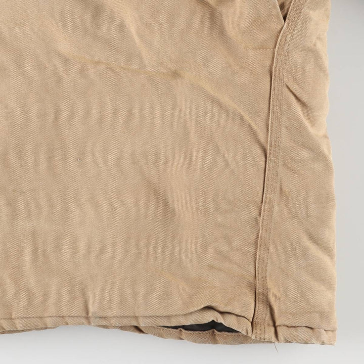 1980'S Carhartt 100th Anniversary Traditional Padded Duck Work Jacket, Made in USA, Men's Size XL cotton ocher yellow type Vintage Second Hand