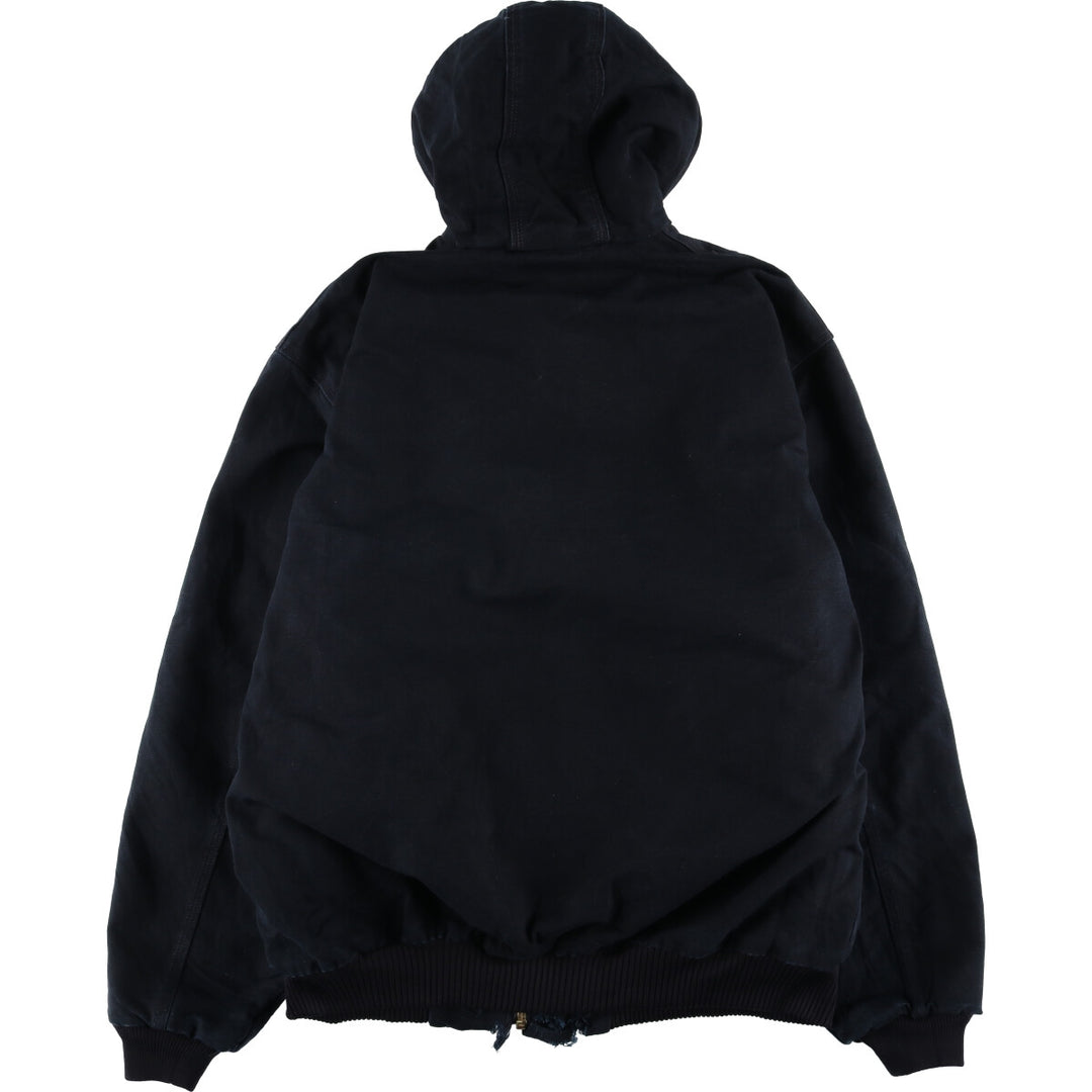 Carhartt Active Jacket, Padded Duck Full Zip Parka, Made in USA, Men's XL cotton black type Vintage Second Hand