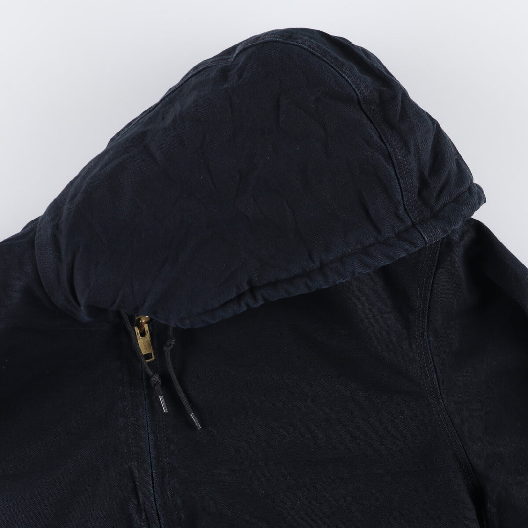 Carhartt Active Jacket, Padded Duck Full Zip Parka, Made in USA, Men's XL cotton black type Vintage Second Hand