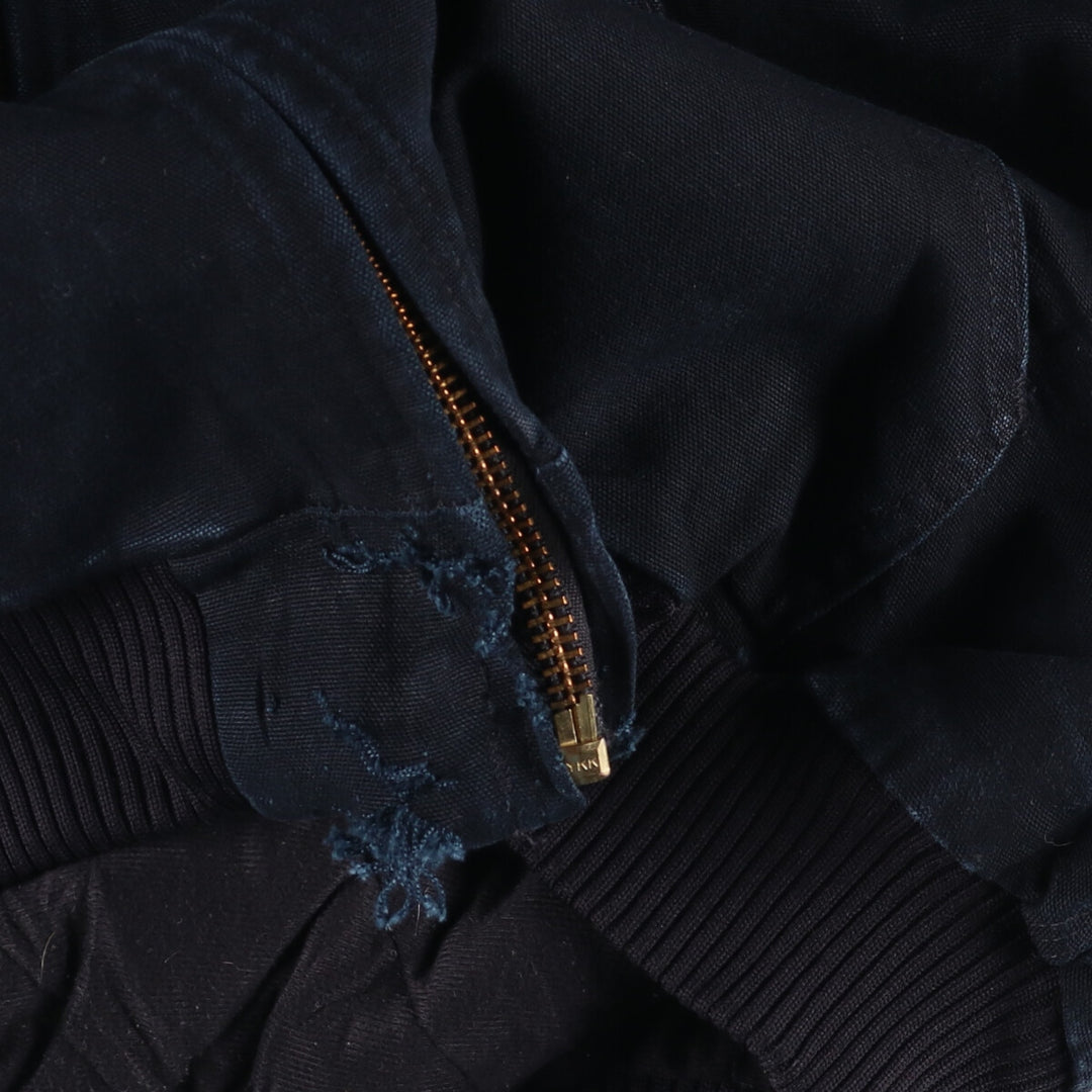 Carhartt Active Jacket, Padded Duck Full Zip Parka, Made in USA, Men's XL cotton black type Vintage Second Hand