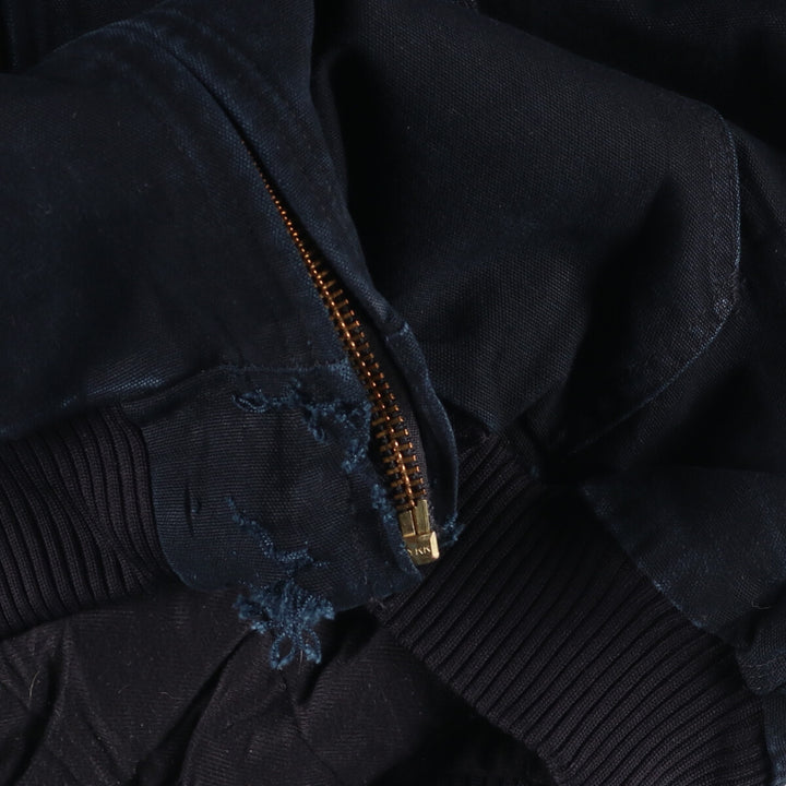 Carhartt Active Jacket, Padded Duck Full Zip Parka, Made in USA, Men's XL cotton black type Vintage Second Hand