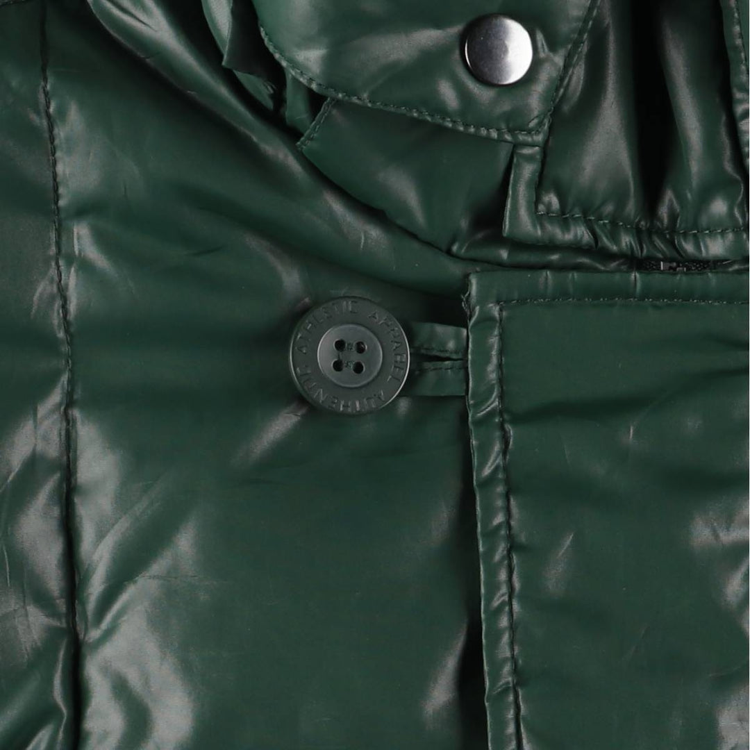 Champion DUCK DOWN JACKET Down Parka Men's XL polyester green type Vintage Second Hand