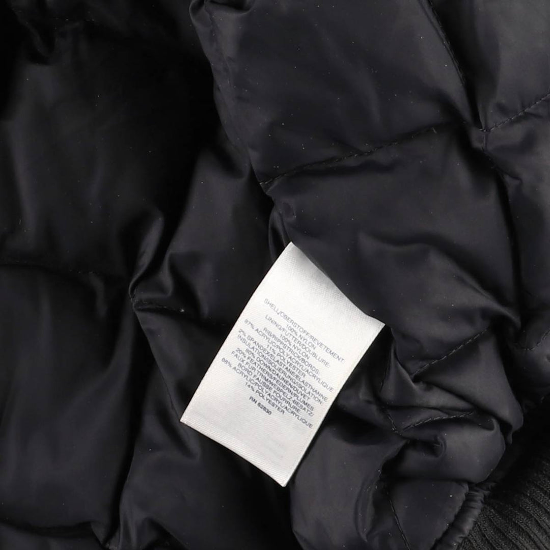 2000'S Lands' End Camouflage Pattern Woodland Camo Down Parka, Men's Size L Nylon Khaki type Vintage Second Hand