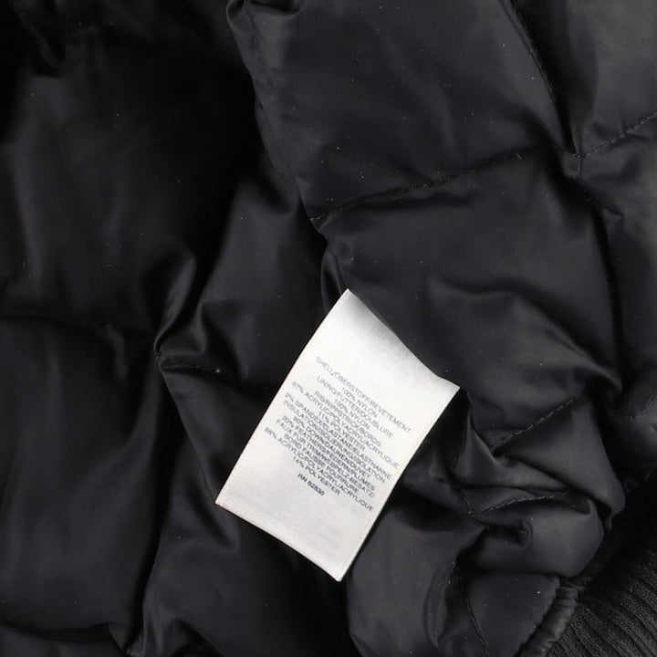 2000'S Lands' End Camouflage Pattern Woodland Camo Down Parka, Men's Size L Nylon Khaki type Vintage Second Hand