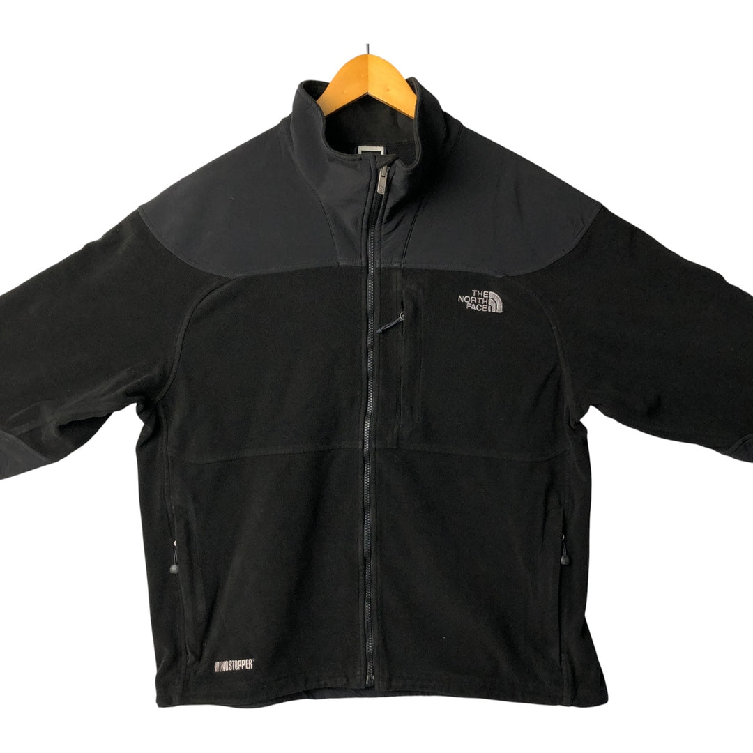 Vintage The North Face Windstopper fleece jacket from the 1990'S to 2000s, size XL, men's. polyester black type Vintage Second Hand