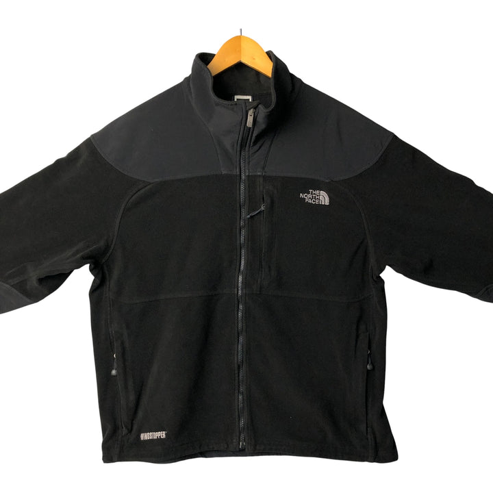 Vintage The North Face Windstopper fleece jacket from the 1990'S to 2000s, size XL, men's. polyester black type Vintage Second Hand