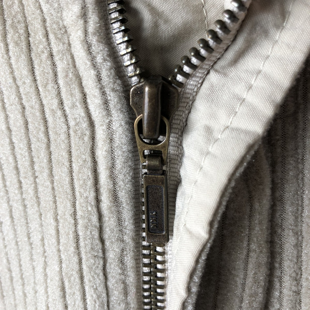 Vintage 90'S Timberland half-zip fleece pullover, made in the USA, size L, men's polyester Beige type Vintage Second Hand