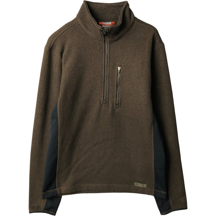 Nike ACG Half-Zip Fleece Pullover, Men's Size Small polyester Khaki type Vintage Second Hand