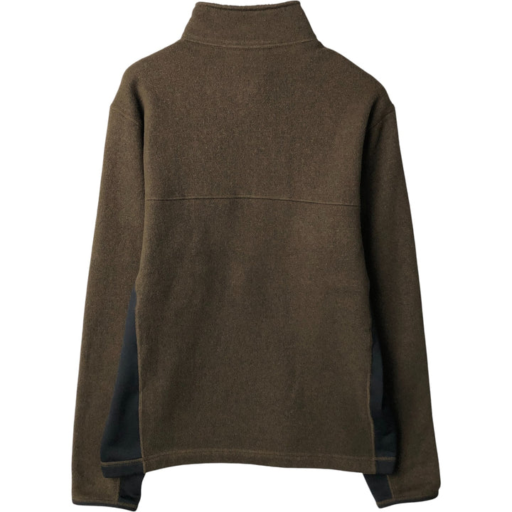 Nike ACG Half-Zip Fleece Pullover, Men's Size Small polyester Khaki type Vintage Second Hand