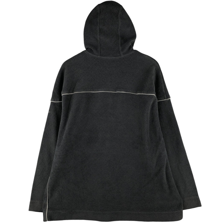 2000'S Nike fleece pullover hoodie, men's size XXL polyester Charcoal Vintage Second Hand