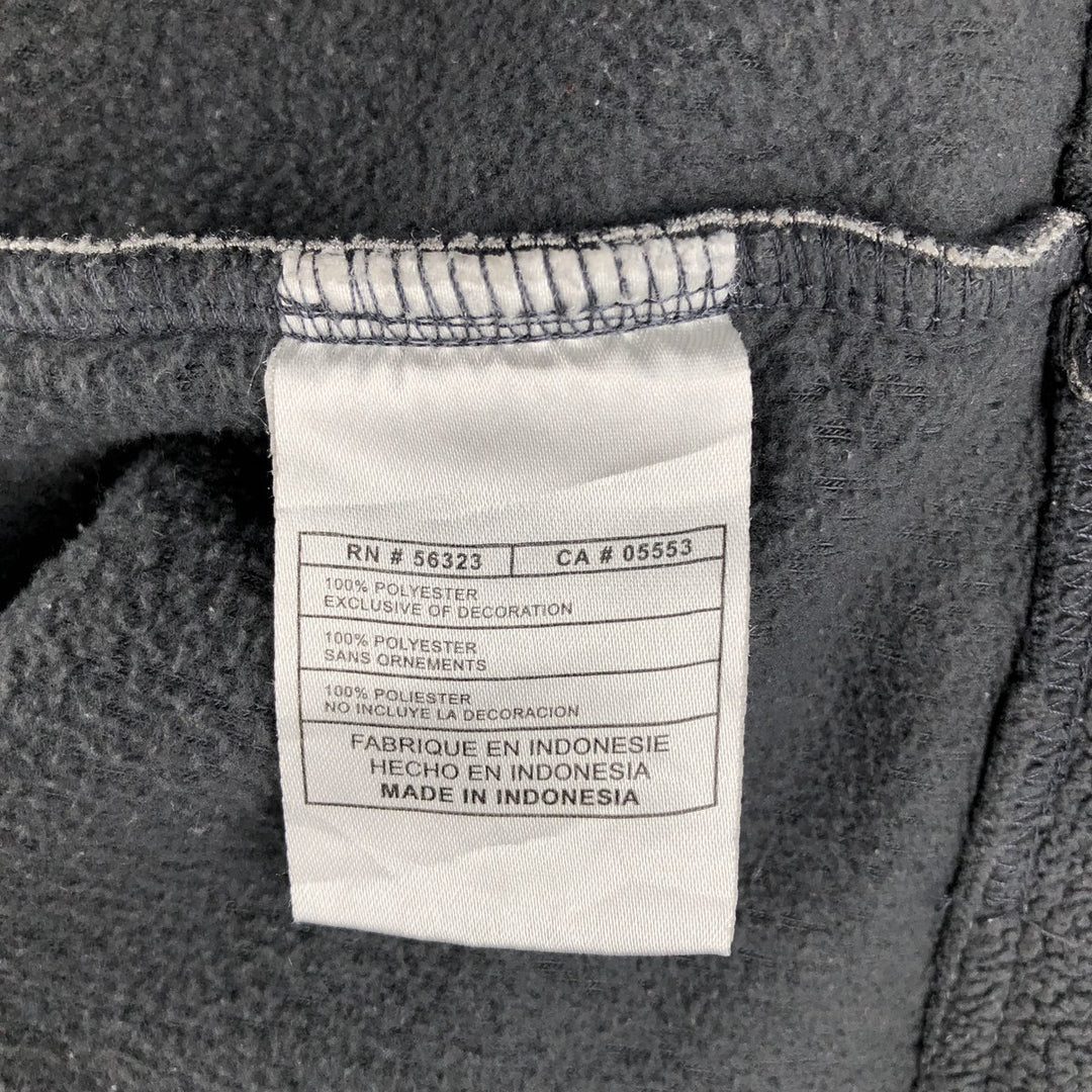 2000'S Nike fleece pullover hoodie, men's size XXL polyester Charcoal Vintage Second Hand