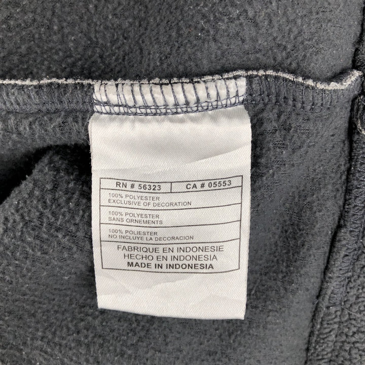 2000'S Nike fleece pullover hoodie, men's size XXL polyester Charcoal Vintage Second Hand