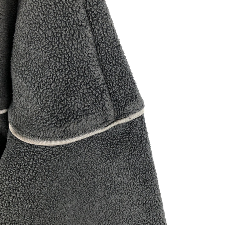 2000'S Nike fleece pullover hoodie, men's size XXL polyester Charcoal Vintage Second Hand