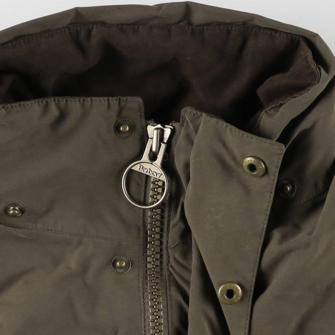 Barbour Waterproof and Breathable 3-Warrant Padded Puffer Jacket, Men's XXL Polyurethane Coated Polyester Khaki type Vintage Second Hand