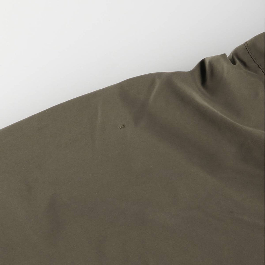 Barbour Waterproof and Breathable 3-Warrant Padded Puffer Jacket, Men's XXL Polyurethane Coated Polyester Khaki type Vintage Second Hand