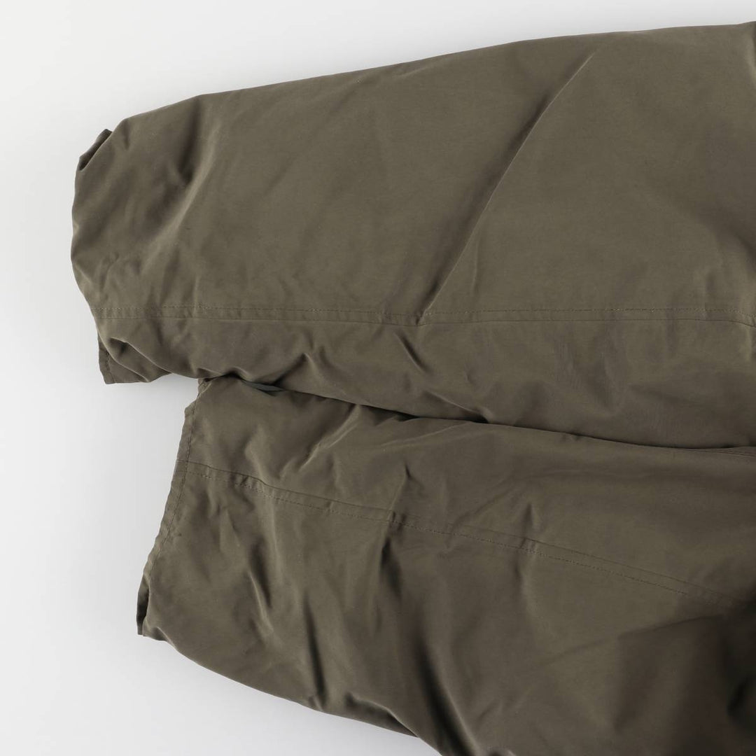 Barbour Waterproof and Breathable 3-Warrant Padded Puffer Jacket, Men's XXL Polyurethane Coated Polyester Khaki type Vintage Second Hand