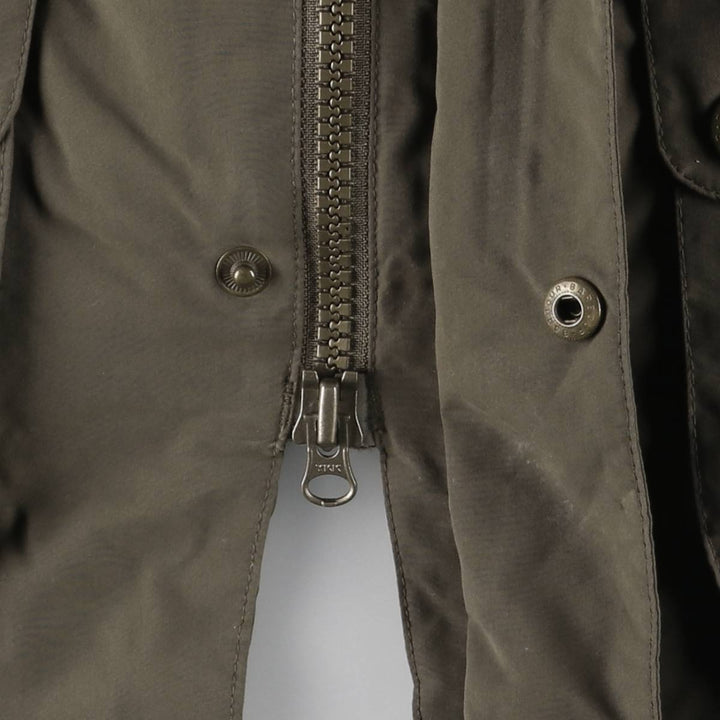 Barbour Waterproof and Breathable 3-Warrant Padded Puffer Jacket, Men's XXL Polyurethane Coated Polyester Khaki type Vintage Second Hand