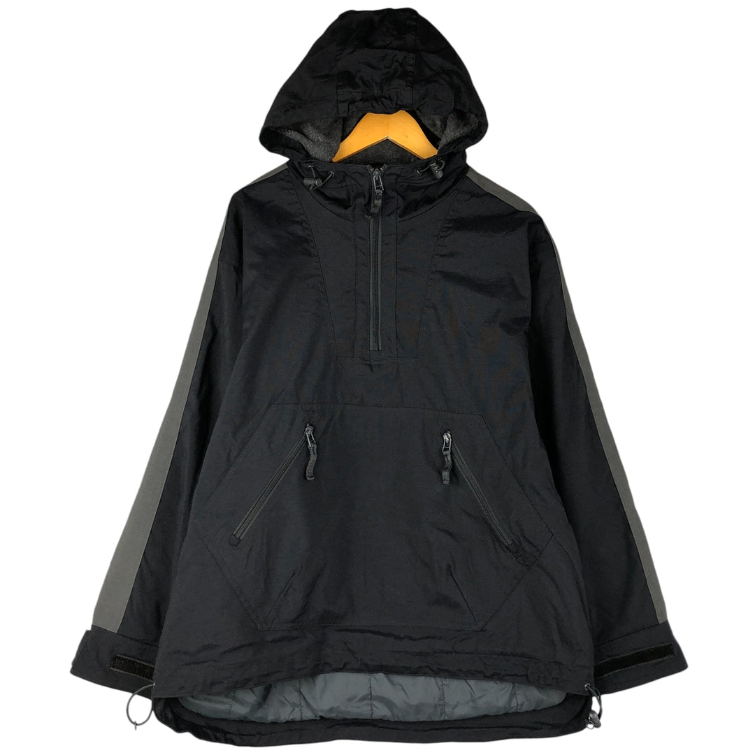90'S GAP Vintage Padded Puffer Jacket Anorak Parka, Men's Size Small Nylon black type Vintage Second Hand