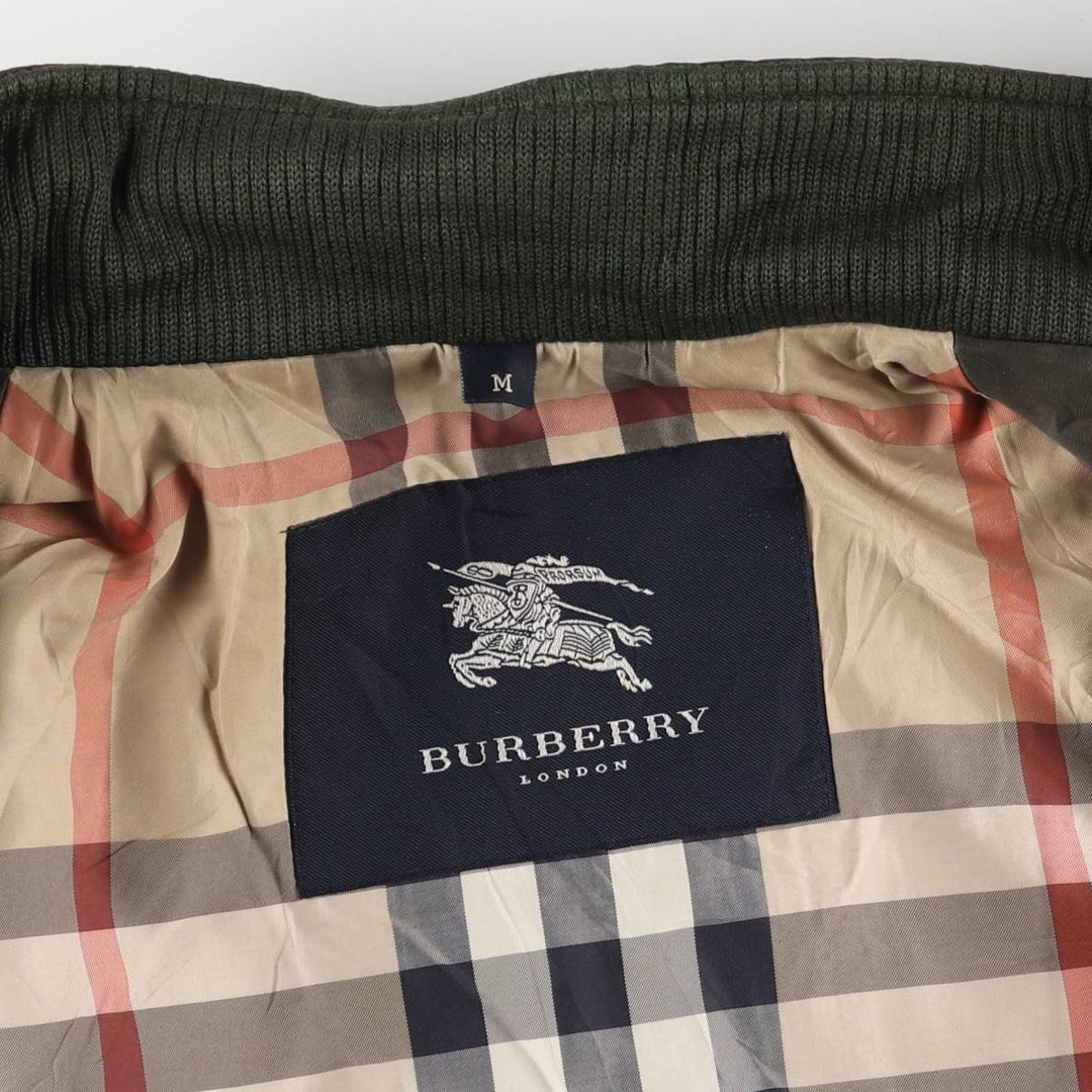 Burberry's BURBERRY LONDON padded puffer jacket, men's size M unclear Khaki type Vintage Second Hand
