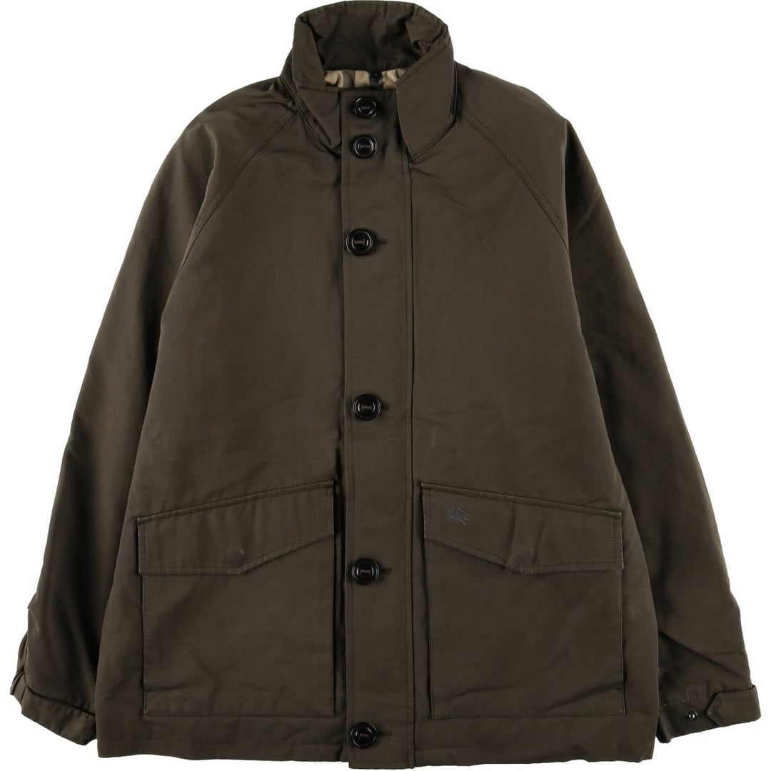 Burberry's BURBERRY LONDON padded puffer jacket, made in Spain, men's size XL polyester Khaki type Vintage Second Hand