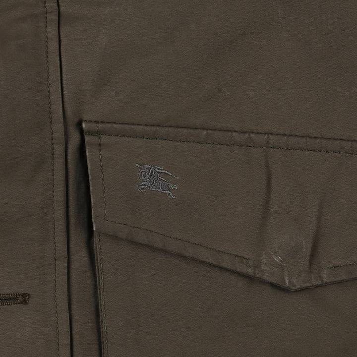 Burberry's BURBERRY LONDON padded puffer jacket, made in Spain, men's size XL polyester Khaki type Vintage Second Hand