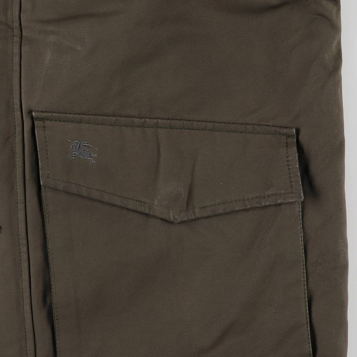 Burberry's BURBERRY LONDON padded puffer jacket, made in Spain, men's size XL polyester Khaki type Vintage Second Hand