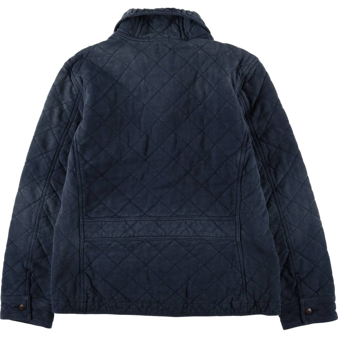 Ralph Lauren POLO RALPH LAUREN shawl collar quilted puffer jacket, men's size XL cotton Navy blue Vintage Second Hand