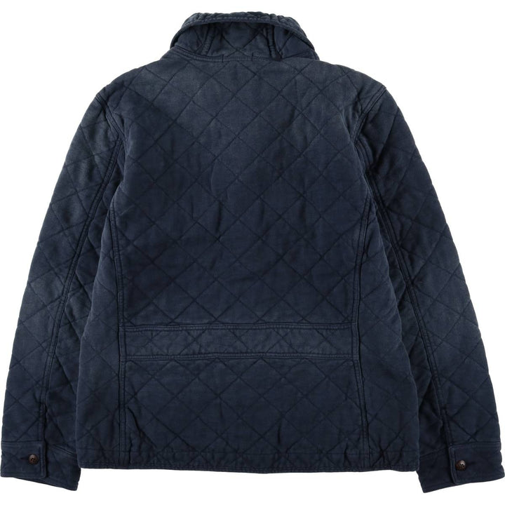 Ralph Lauren POLO RALPH LAUREN shawl collar quilted puffer jacket, men's size XL cotton Navy blue Vintage Second Hand