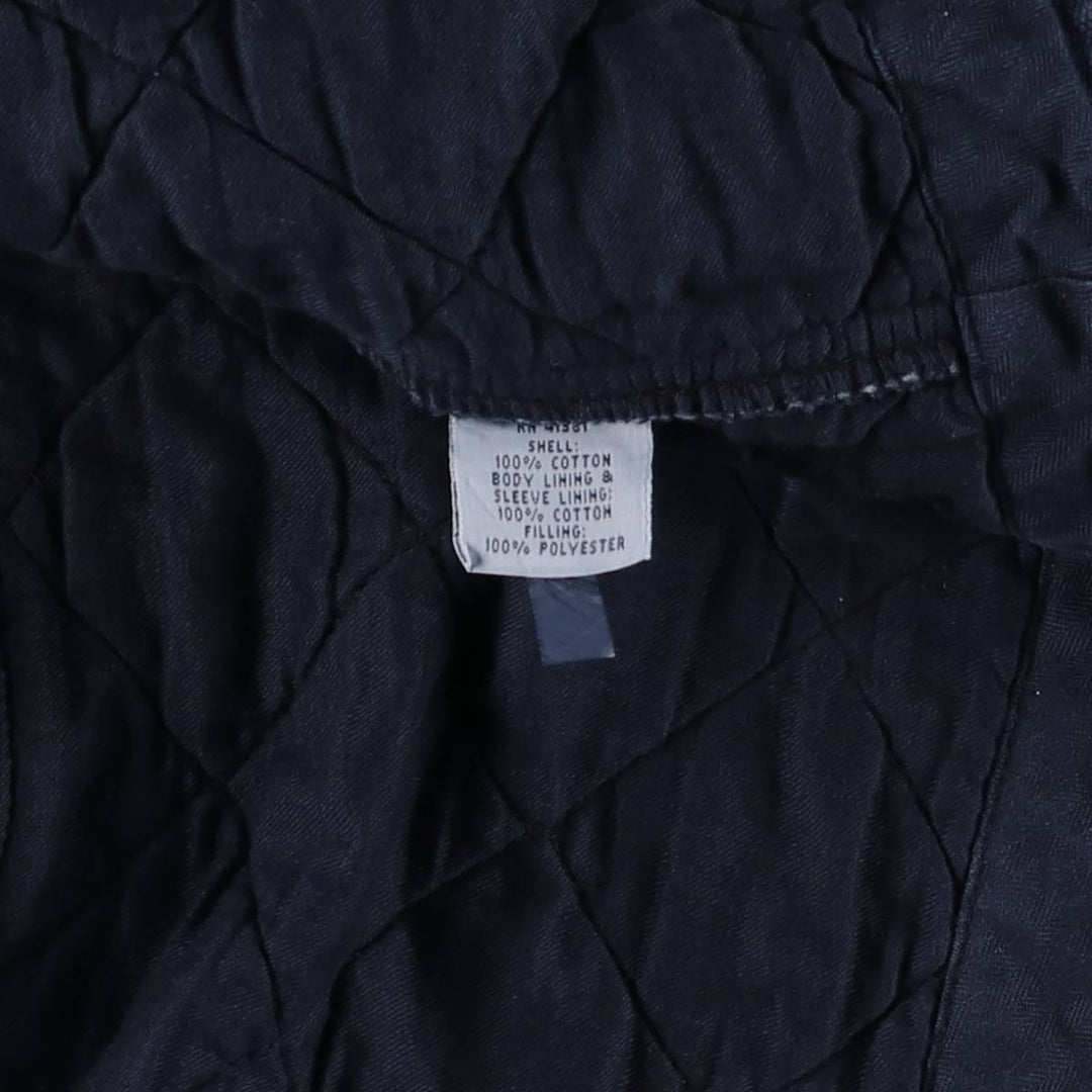 Ralph Lauren POLO RALPH LAUREN shawl collar quilted puffer jacket, men's size XL cotton Navy blue Vintage Second Hand