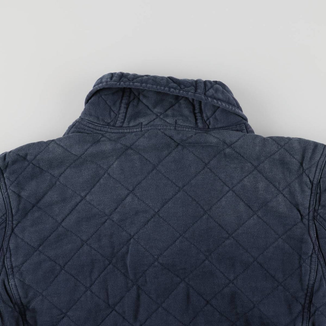Ralph Lauren POLO RALPH LAUREN shawl collar quilted puffer jacket, men's size XL cotton Navy blue Vintage Second Hand