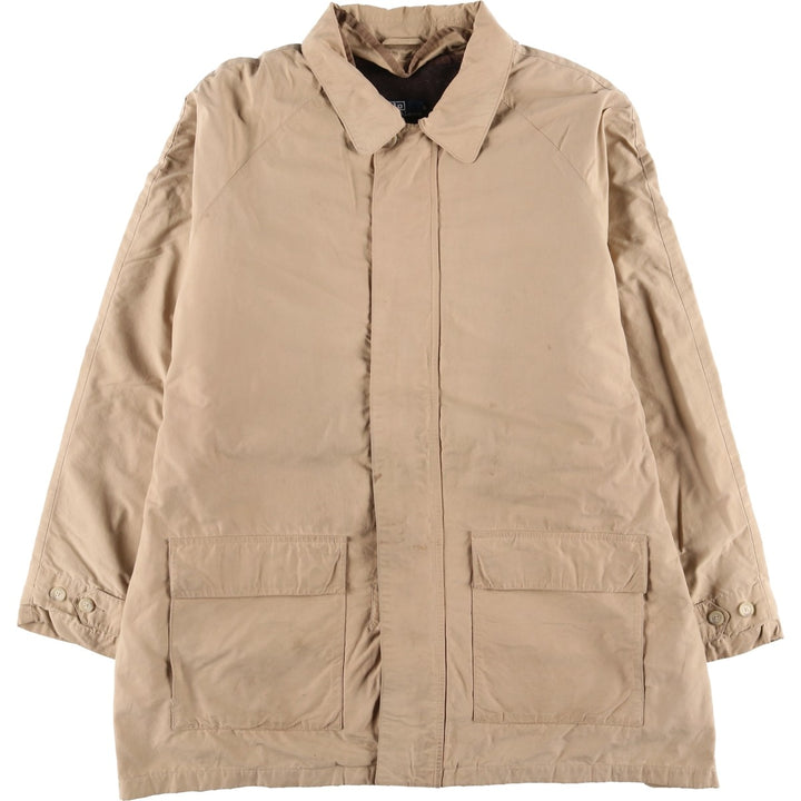 Ralph Lauren POLO by Ralph Lauren half coat, men's size XL cotton Beige type Vintage Second Hand