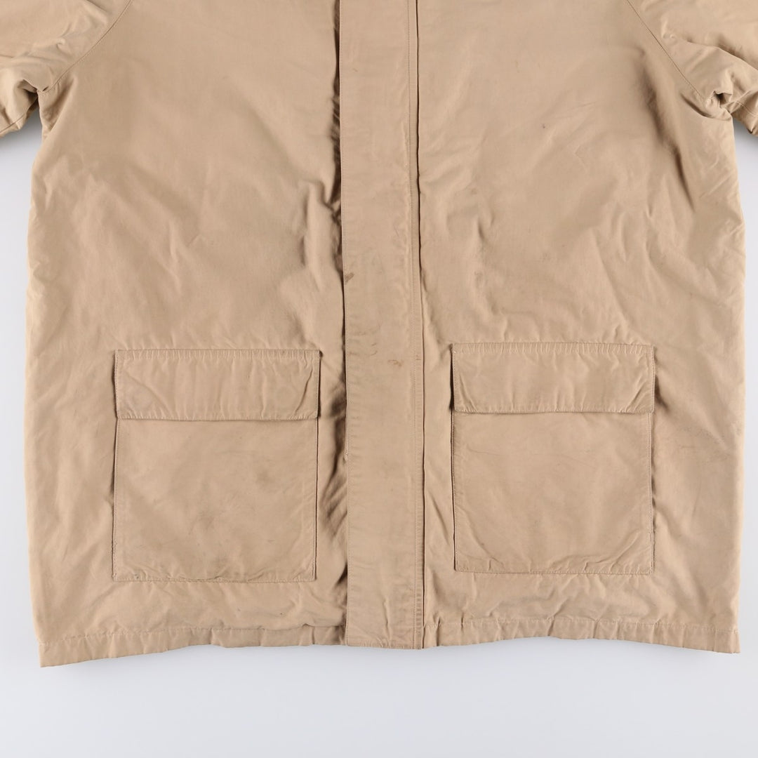 Ralph Lauren POLO by Ralph Lauren half coat, men's size XL cotton Beige type Vintage Second Hand