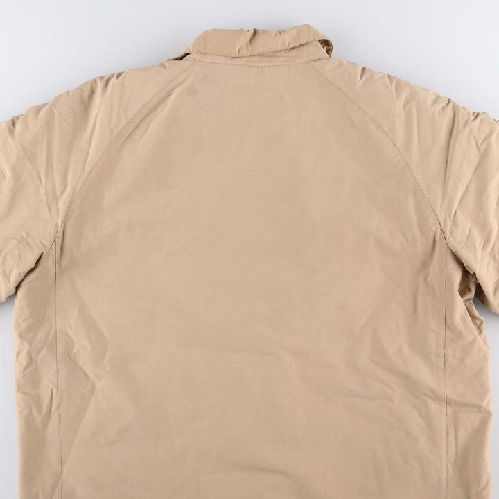 Ralph Lauren POLO by Ralph Lauren half coat, men's size XL cotton Beige type Vintage Second Hand
