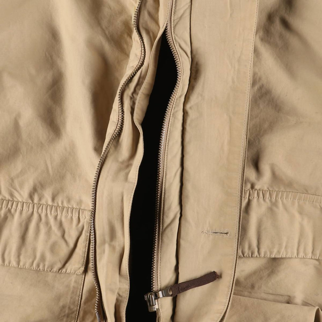 Ralph Lauren POLO by Ralph Lauren half coat, men's size XL cotton Beige type Vintage Second Hand