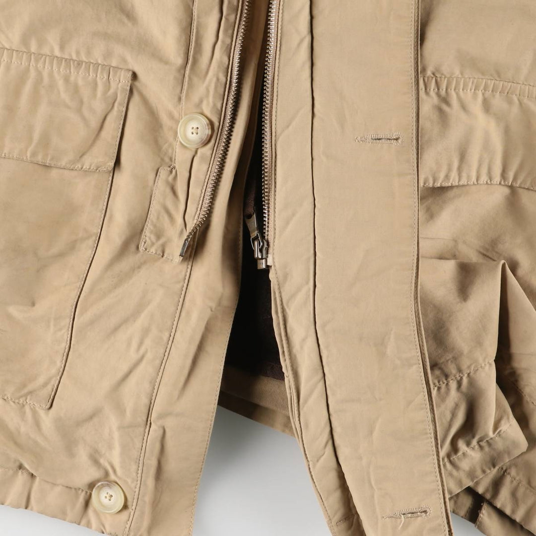Ralph Lauren POLO by Ralph Lauren half coat, men's size XL cotton Beige type Vintage Second Hand