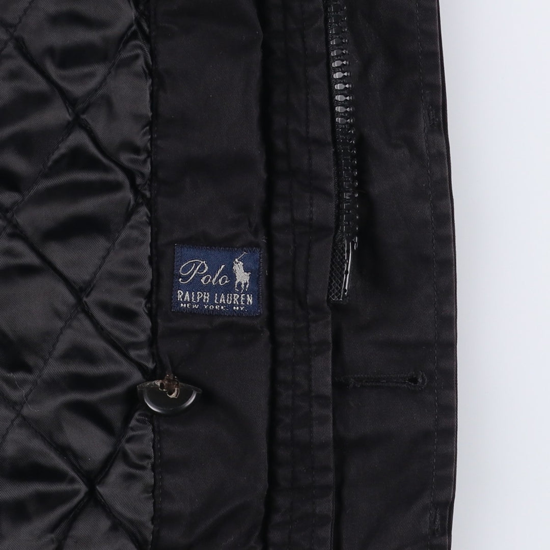 Ralph Lauren POLO by Ralph Lauren padded puffer jacket, men's size L cotton black type Vintage Second Hand