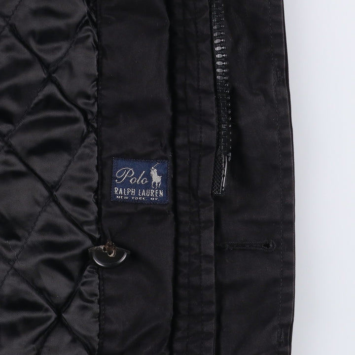 Ralph Lauren POLO by Ralph Lauren padded puffer jacket, men's size L cotton black type Vintage Second Hand